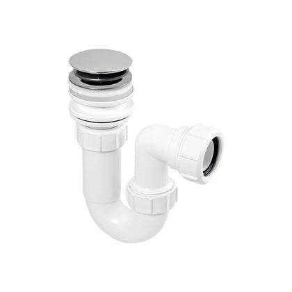 Sifon pentru lavoar McALPINE tip racord rigid 1 1/14” cu ventil click-clack