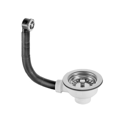 Ventil chiuveta 6/4” cu preaplin McALPINE scurgere verticala Ø114 mm