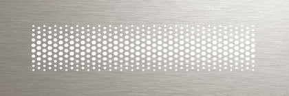 Grila, FRANKISCHE, profi-air Starline design AVANTGARDE, 350 x 130 mm, alb vopsit