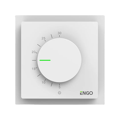 Cadru decorativ ENGO BEZEL-1W pentru termostate ESIMPLE, alb