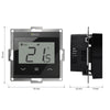 Termostat Wi-Fi ENGO E55-B, pentru cadru 55 x 55 mm, 230V, negru