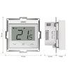 Termostat Wi-Fi ENGO E55-W, pentru cadru 55 x 55 mm, 230V, alb