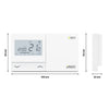 Termostat programabil cu fir ENGO E901, alimentare cu baterii