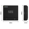 Termostat cu fir ENGO EASY-24B, 24V AC, incalzire si racire, negru