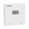 Termostat cu fir ENGO EASY-24W, 24V AC, incalzire si racire, alb