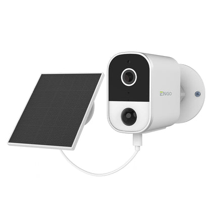 Camera inteligenta Wi-Fi ENGO ECAM-SOLAR, 4 MP, baterie si panou solar