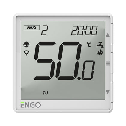 Timer Wi-Fi pentru apa calda ENGO EHW-W, 230V, alb