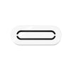 Grila, FRANKISCHE, profi-air Starline design, SHAPE, sticla, 350 x 130 mm, Circle, alb mat