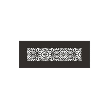 Grila, FRANKISCHE, profi-air Starline design FLORA, 350 x 130 mm,  antracite