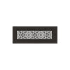 Grila, FRANKISCHE, profi-air Starline design FLORA, 350 x 130 mm,  antracite
