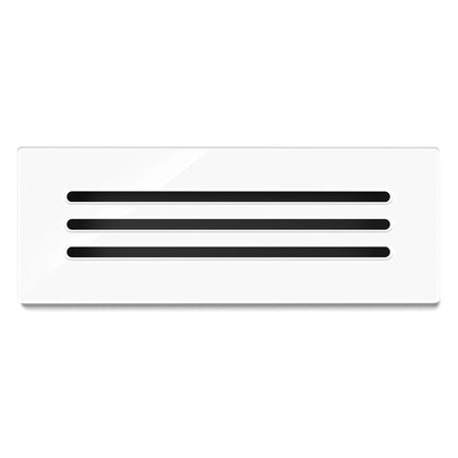 Grila HORIZON sticla alba 350x130 mm – Frankische