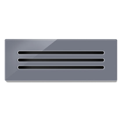 Grila HORIZON sticla albastru prafuit 350x130 mm – Frankische