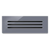 Grila HORIZON sticla albastru prafuit 350x130 mm – Frankische