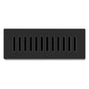 Grila STRIPES sticla neagra satinata 350x130 mm – Frankische
