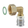 Cot ALPEX DUO la 90° cu etansare plata, din alama, filetat 20 - 3/4