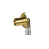 Cot la 90° din alama pentru vas toaleta incastrat 40 mm - 16 mm - 1/2