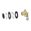 Set cot pentru vas toaleta incastrat 24 mm alama 16 mm - 1/2