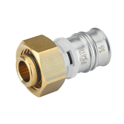 Racord pentru vas toaleta incastrat alama 16 mm - 1/2