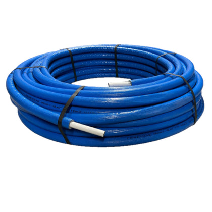 Teava multistrat FRANKISCHE, ALPEX DUO-XS PEX/AL/PE 16 x 2 mm preizolata 6 mm, albastra - colac 100 m