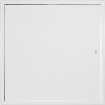 Panou fix de vizitare HACO RDK din metal cu inchizator-600 x 600 mm, alb