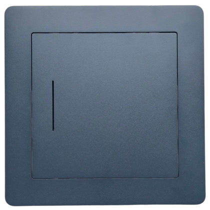 Usita de vizitare din aluminiu 400x400 mm, deschidere cu card, Haco