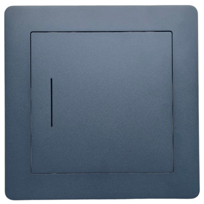 Usita de vizitare din aluminiu 300x300 mm, deschidere cu card, Haco