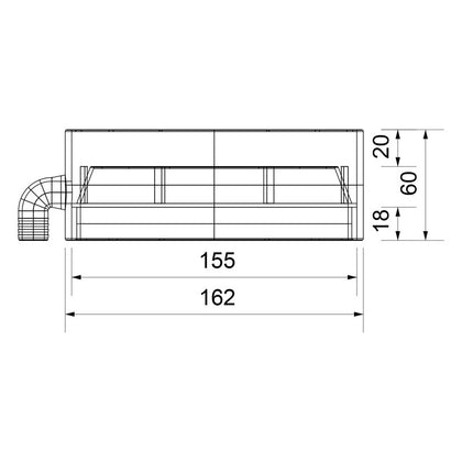 Colector apa condens pentru tub ventilatie rotund SBK HACO SBK - V 150