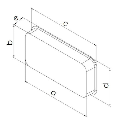 Dop plastic HACO ZP 110 × 55