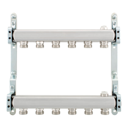 Distribuitor cu ventil de aerisire 1” x 3/4” x 9 cai Itap