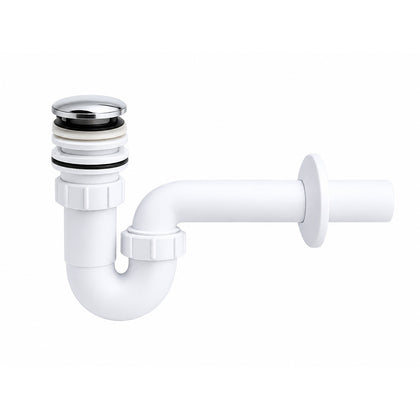 Sifon pentru lavoar McALPINE tip racord rigid 1 1/14” cu ventil click-clack