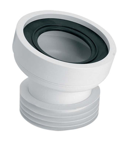 Racord WC excentric McALPINE Ø100 mm + DN100, L = 140 mm, 14°