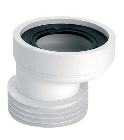 Racord WC excentric McALPINE  Ø100 mm / DN100 (Ø110 mm), L=120 mm