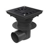 Receptor de exterior cu iesire orizontala D110/250 cu gratar de fonta, MCH Chudej