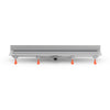 Rigola de interior montate la perete MCH cu gratar de inox KLASIK/FLOOR lucioasa, 650 mm