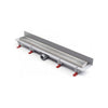 Rigola de interior montate la perete MCH cu gratar de inox BASIC lucioasa, 750 mm