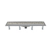 Rigola scurgere interior model drops cu gratar de inox 790mm, varianta mata, MCH Chudej