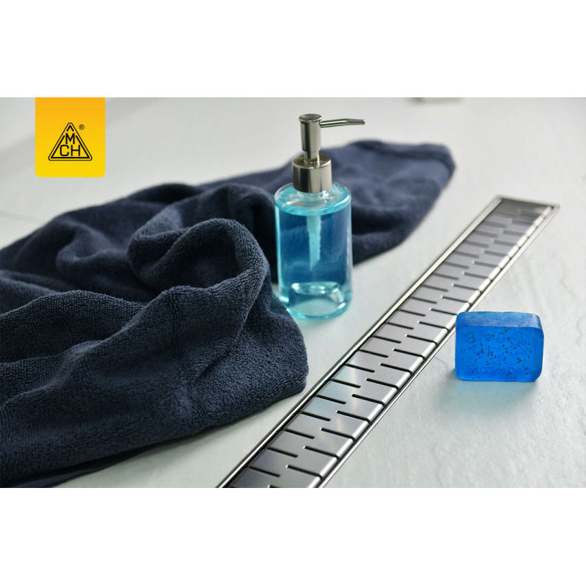 Rigola de interior MCH cu gratar de inox MEDIUM lucioasa, 950 mm