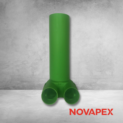 Priza de Aer (Plenum), NOVAPEX SR-VENT, 90º , 2 X DN 75MM - DN1 25