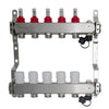 Set de distribuitoare din inox cu debitmetre, robinet de golire polimer, aerisitor NOVAPEX - 1