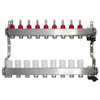 Set de distribuitoare din inox cu debitmetre, robinet de golire polimer, aerisitor NOVAPEX - 1