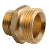 Niplu alama 3/4” FE x 1/2” FE, nichelat, cu O-ring