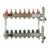 Set de distribuitor din inox cu debimetre, izolatie anticondens, robinet de golire, aerisitor automat, 1