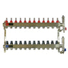 Set de distribuitor din inox cu debimetre, izolatie anticondens, robinet de golire, aerisitor automat, 1