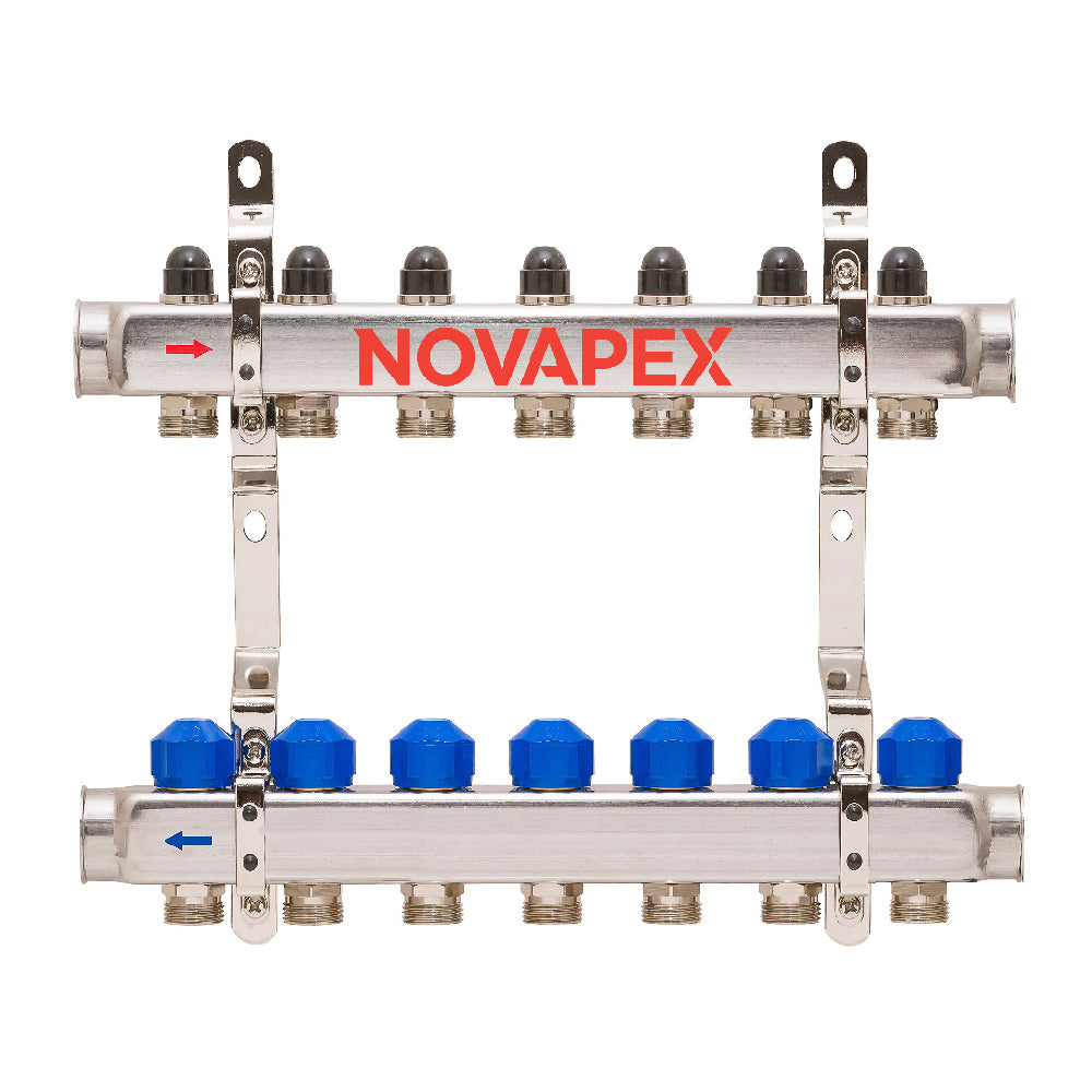 Distribuitor - colector NOVAPEX pentru instalatii de incalzire cu radiator - COMBI, 3 cai, 1