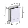 Cutie distribuitor NOVAPEX montaj pe perete - BOX Premium-700x600 mm, 8-10 cai