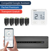 Pachet premium automatizare incalzire in pardoseala cu fir, control pe telefon, 5 circuite - 1 zona, ENGO