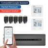 Pachet premium automatizare incalzire in pardoseala cu fir, control pe telefon, 5 circuite - 2 zone, ENGO
