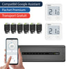 Pachet premium automatizare incalzire in pardoseala cu fir, control pe telefon, 6 circuite - 2 zone, ENGO