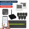 Pachet premium automatizare ZigBee fara fir cu control pe telefon, 7 circuite - 2 zone, ENGO