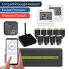 Pachet premium automatizare ZigBee fara fir cu control pe telefon, 9 circuite - 2 zone, ENGO